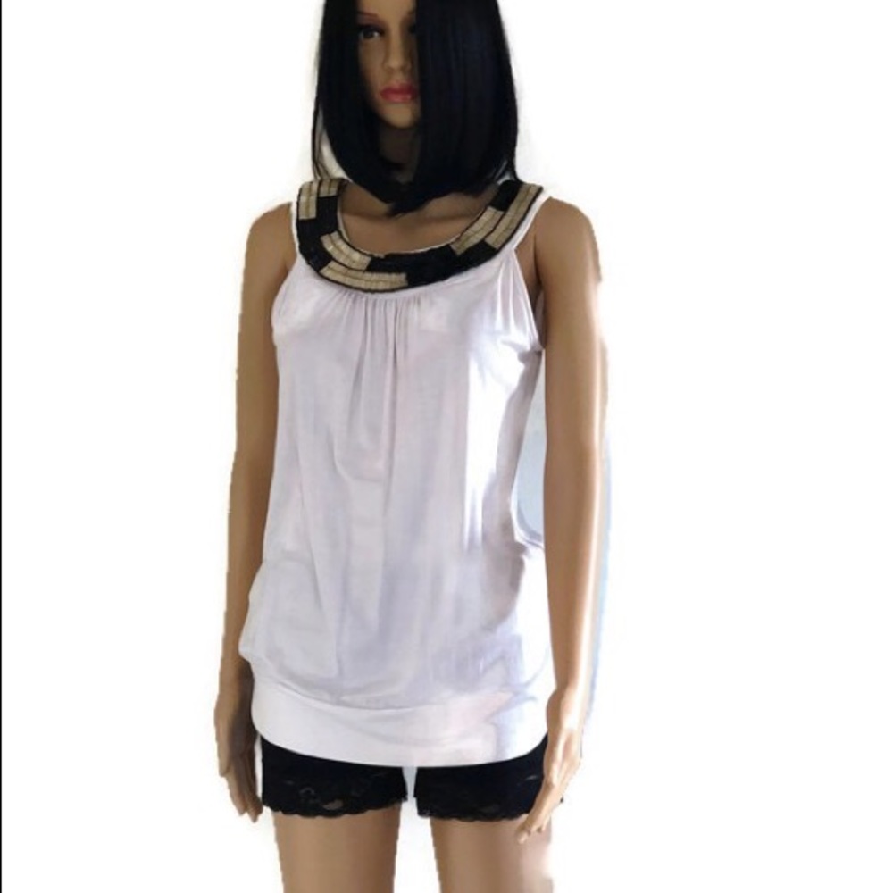 3 for $15 TR2 Beaded Blouse -Size L